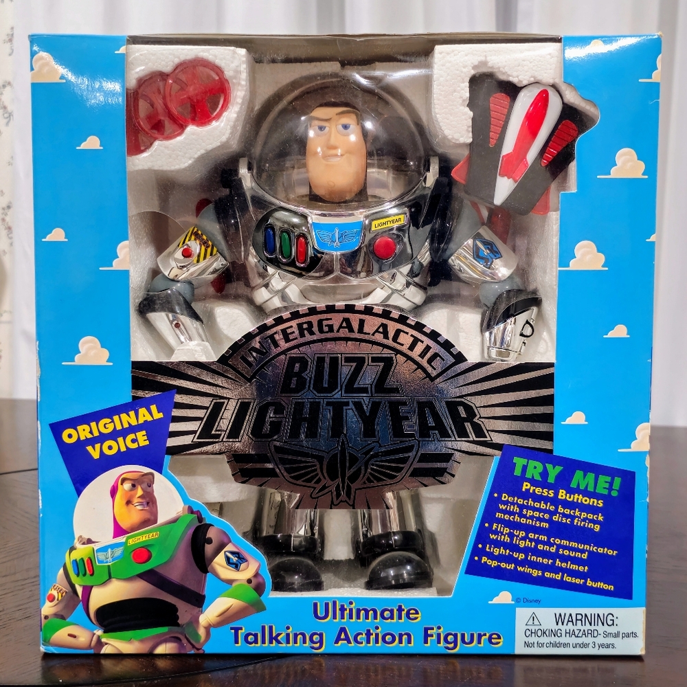 Disney's Toy Story Intergalactic Buzz Lightyear by Thinkway Toys 62891 Vintage
